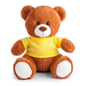 Teddybär mit T-Shirt als Kundenpräsent